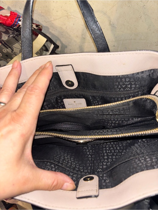 New Kate Spade Crossbody Bag In Black & Blush Pink kate spade Two-Tone Blush Pink and Black Satchel